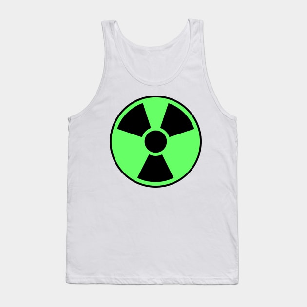 Nuclear radiation sign, nuclear warning symbol - radiation, energy, atomic power Tank Top by mrsupicku